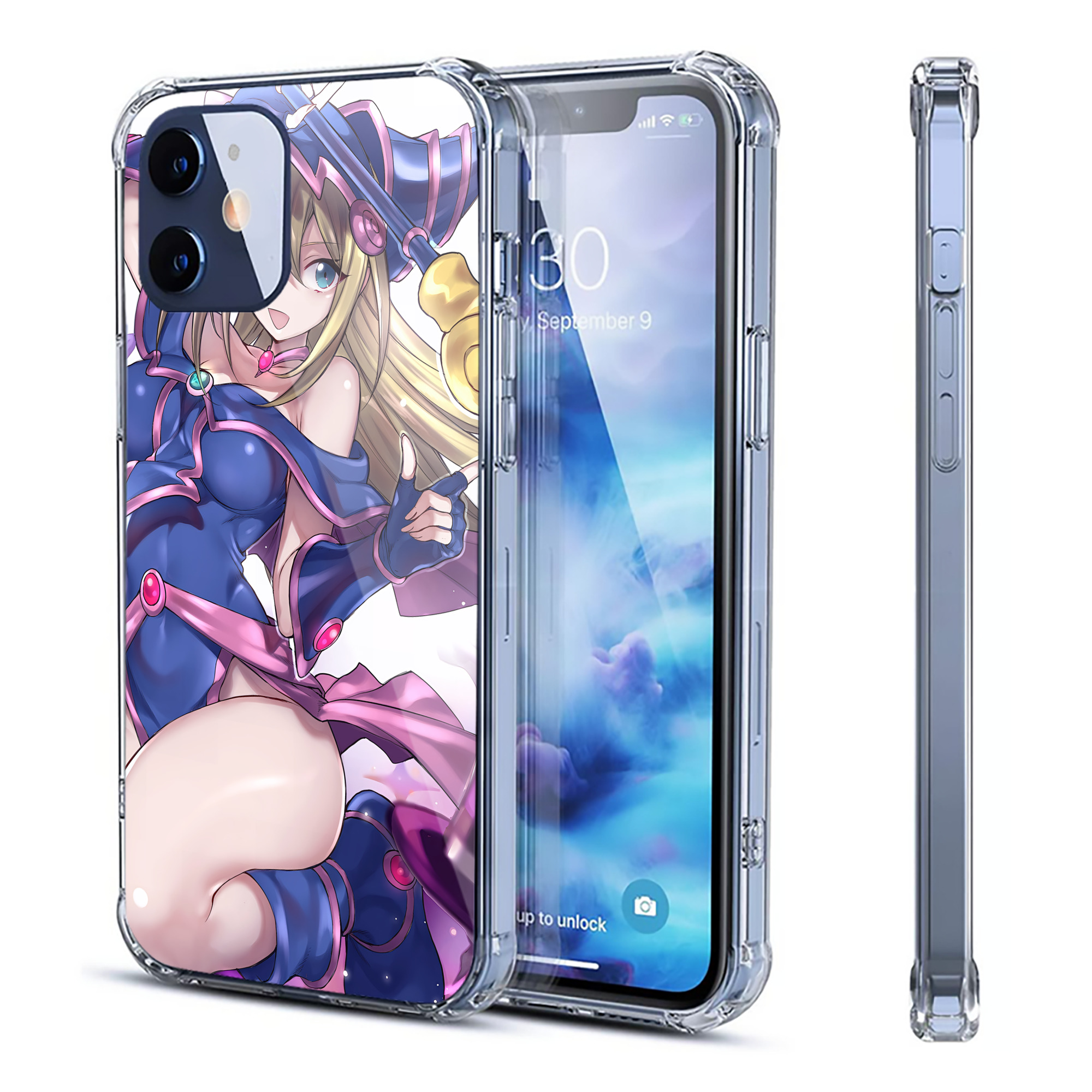 （画像用） 遊☆戯☆王 Yu-Gi-Oh! 【iPhone 12シリーズ対応】透明スマホケース（クリアソフトケース）